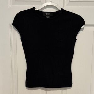 Express Cashmere Cap Sleeve Sweater
